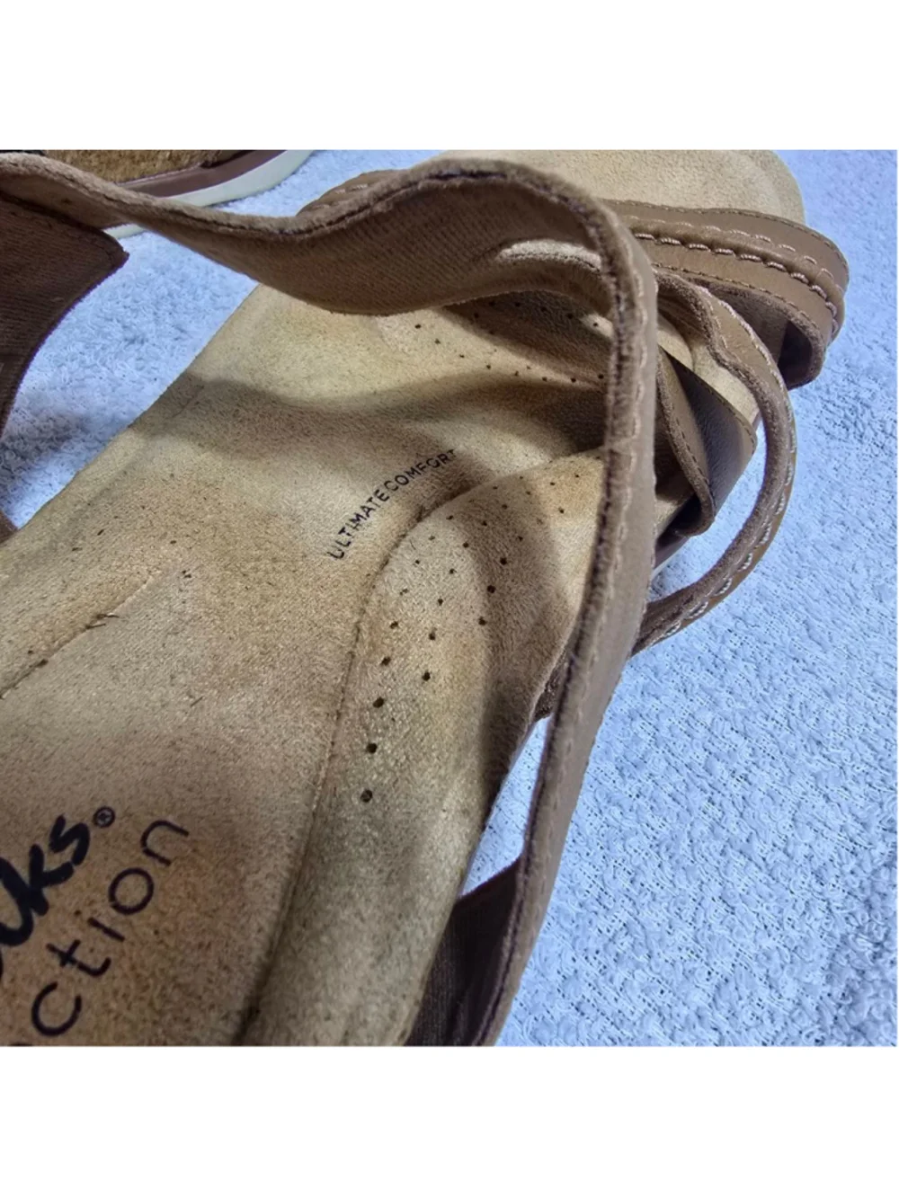 Women's Clarks Collection Brown Sandals Size 9